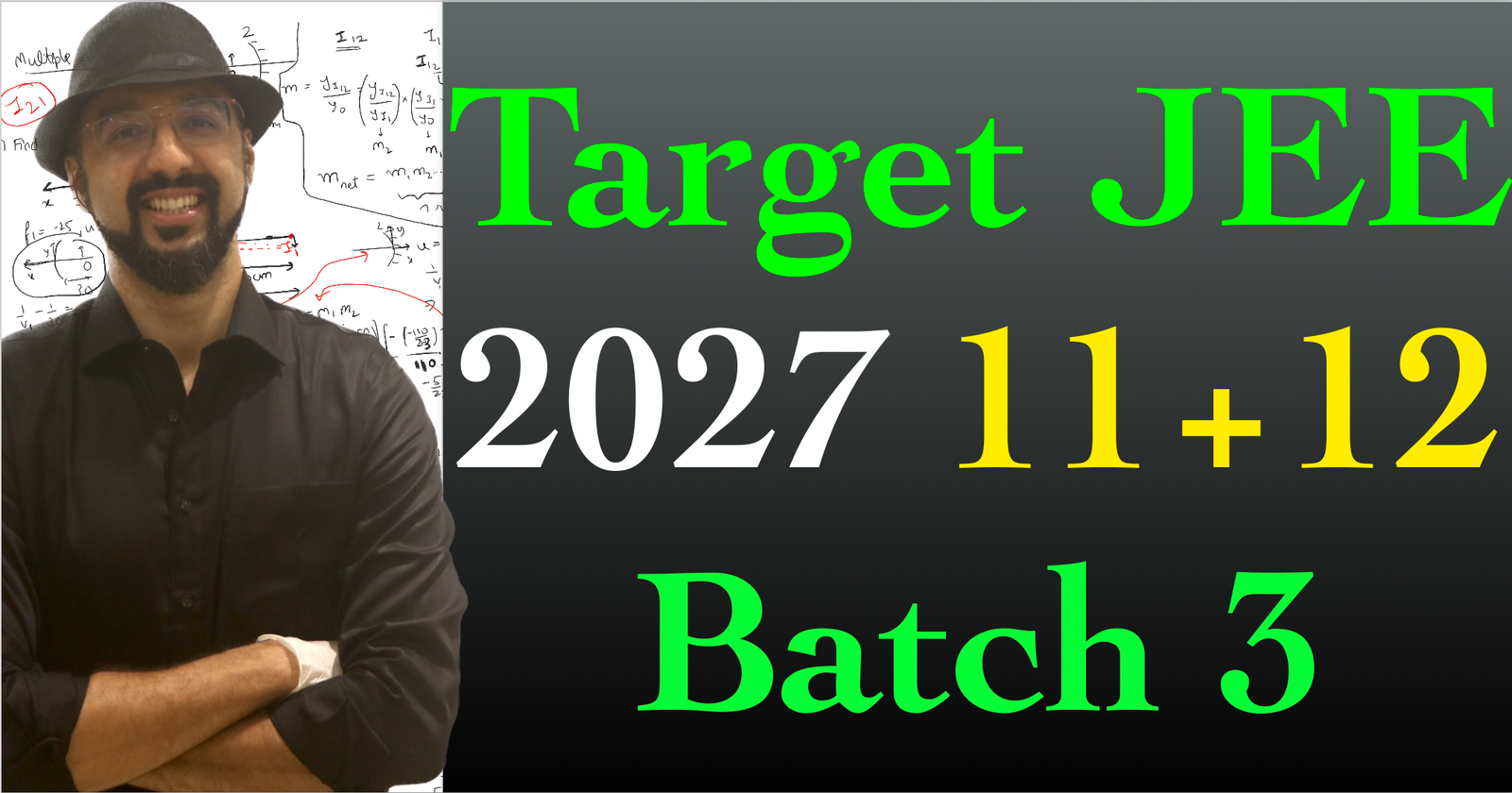 Target JEE 2027 11th+12th Batch 3
