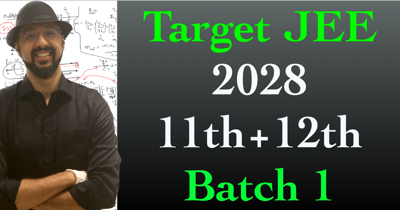 Target JEE 2028 11th+12th Full Batch 1